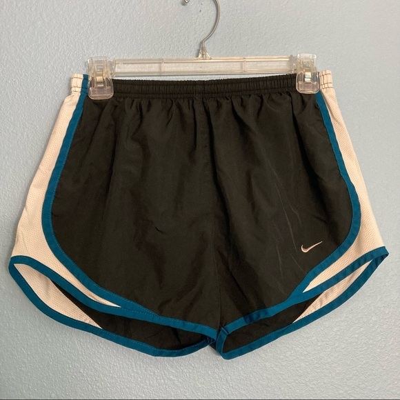 Nike Pants - Nike Tempo Shorts - Black/White/Blue - Small